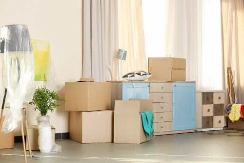 Careful loading of business items for a Ravenscourt Park relocation