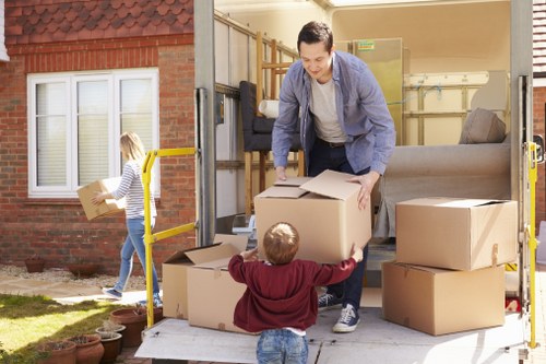 Removal team helping with a home move in Ravenscourt Park