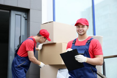 Professional van service handling furniture in West London