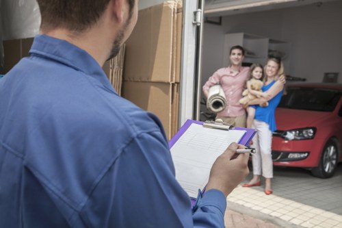 Fragile items wrapped securely with protective packing supplies