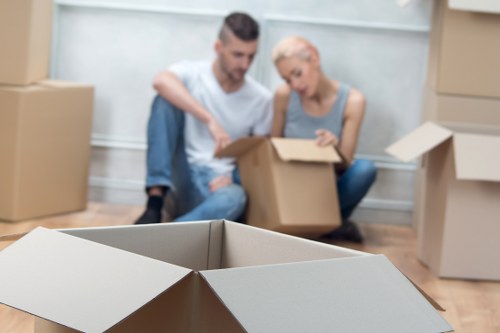 Home removal quote being prepared for a local flat