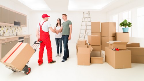 Business relocation packing and unpacking support for offices in Ravenscourtpark